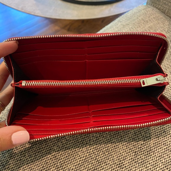 Saint Laurent red wallet - SOLD - Picture 5 of 11